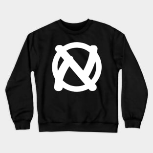 Jewish Anarchist Symbol (DIY Style) Crewneck Sweatshirt